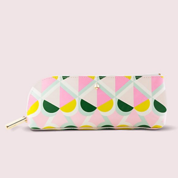 kate spade geo spade pink pencil case set nwt - Picture 2 of 6